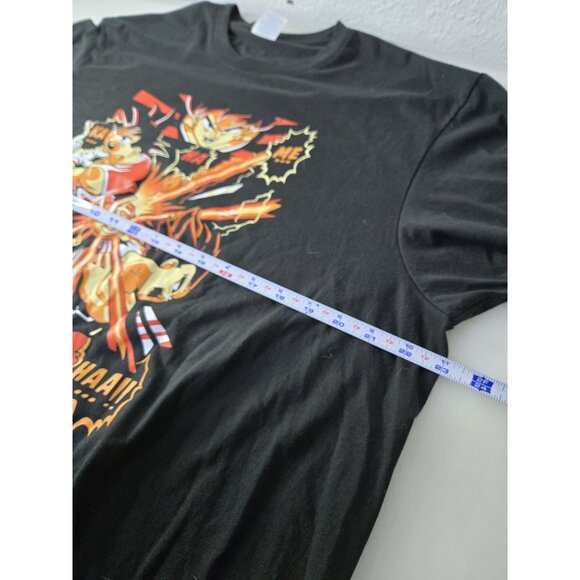 Dragon Ball Z Shirt Mens 2XL Black Goku Vegeta Kamehameha Anime Graphic Tee - Picture 6 of 8